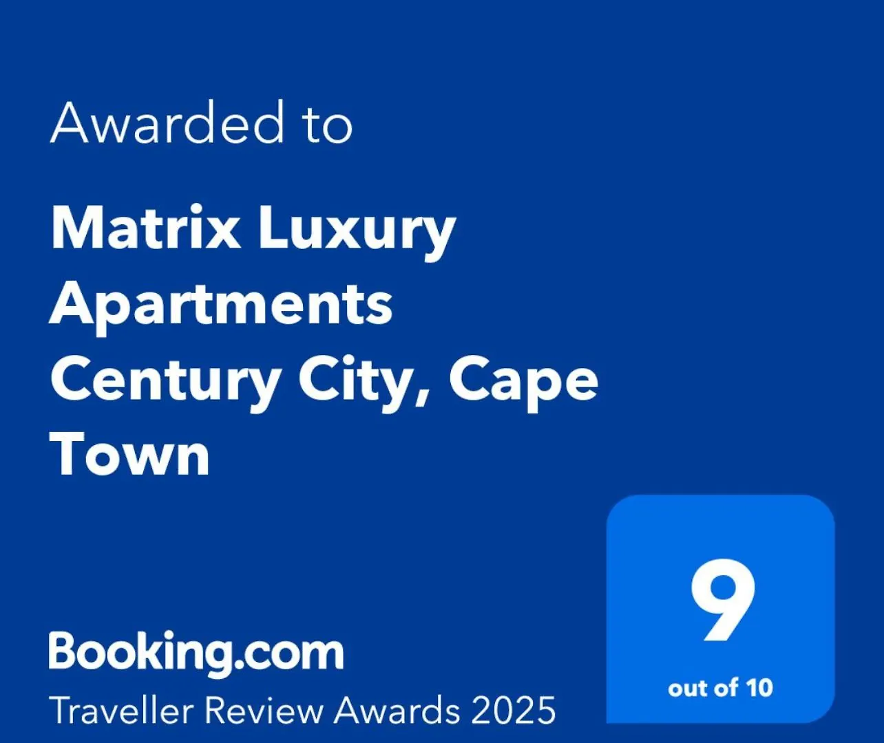 Matrix Luxury 2 Bedroom Apartments Century City, Kapstadt